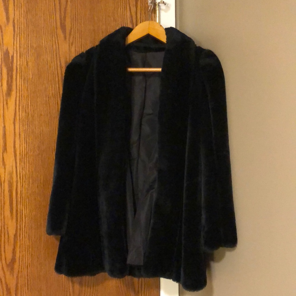 Vintage 1960s-70s faux fur coat by Foxmoor Casuals